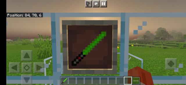 Зеленый световой меч