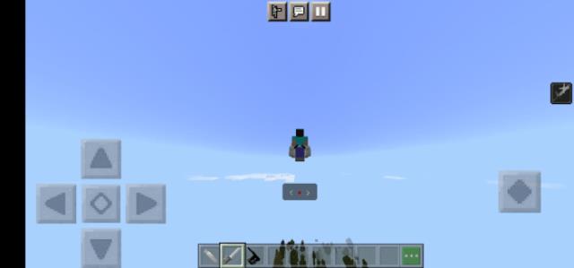 Игрок летает