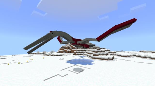 Криодракон в полете