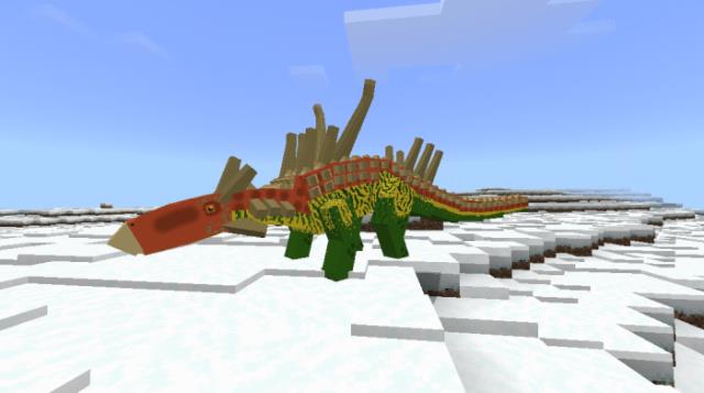 Антарктопелта на снегу