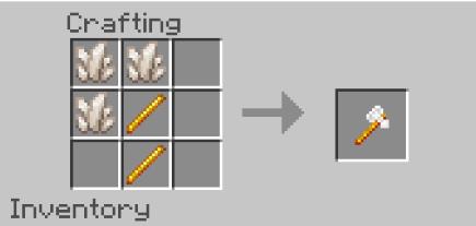 Кварцевый топор с огненной палочкой