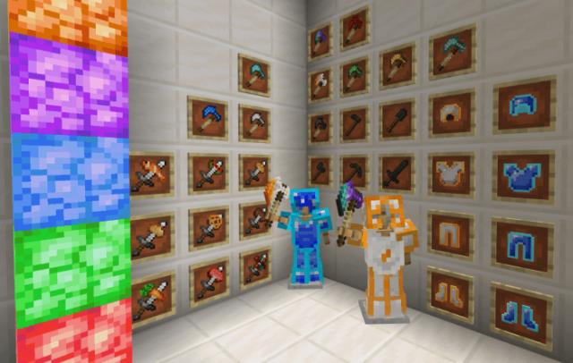 Стойки с броней и прочие предметы дополнения