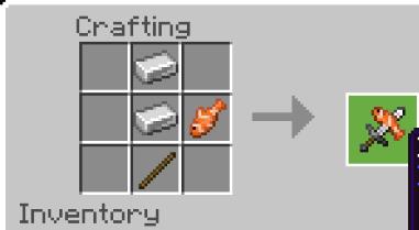 Железный меч с рыбой