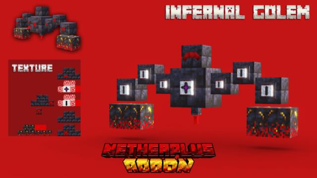 Адский голем текстуры