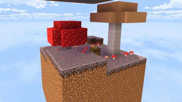 Грибной биом скайблока