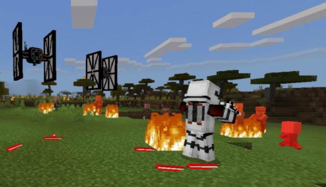 TIE-истребители в игре