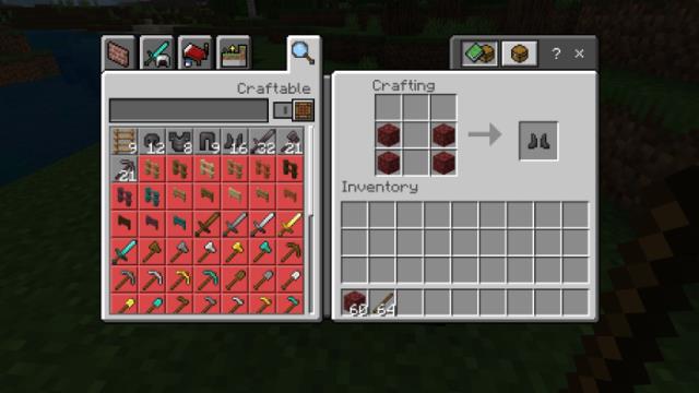 Рецепт крафта незеритовых сапогов