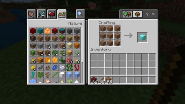 Рецепт крафта алмазного блока