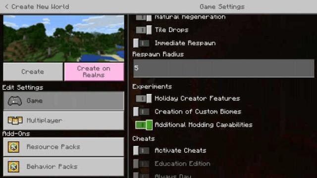 Установка настроек сборки