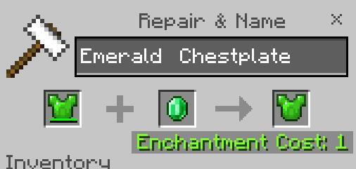 Ремонт изумрудной брони