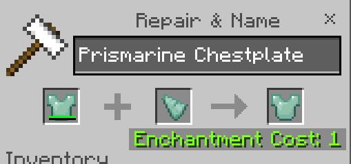 Ремонт призмариновой брони