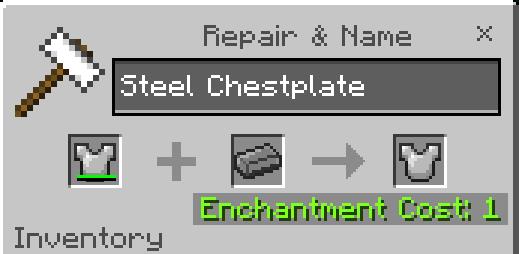 Ремонт стальной брони