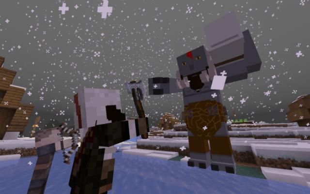 Кратос против врагов