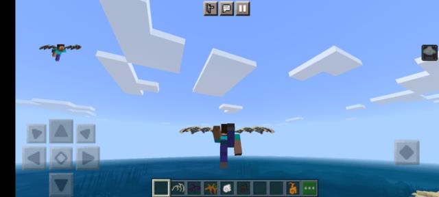 Полеты в игре сзади