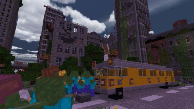 Обычные зомби на карте