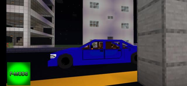 Синий спорткар J-100