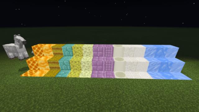 Лед, кварц, мед и прочие блоки