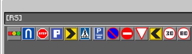 Дорожные знаки в творческом инвентаре
