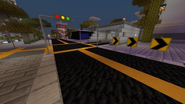 Красивый вид дороги