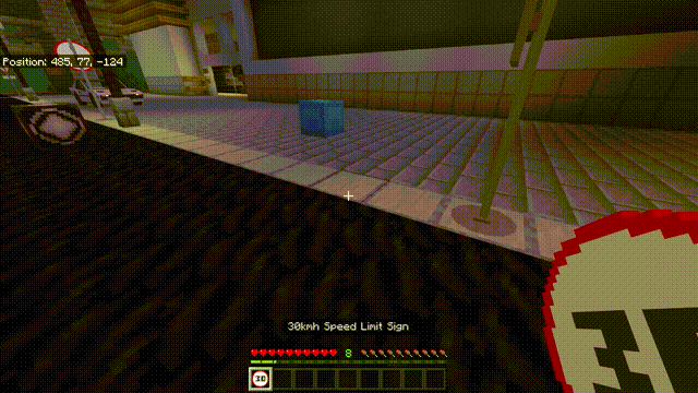 Игрок размещает дорожный знак