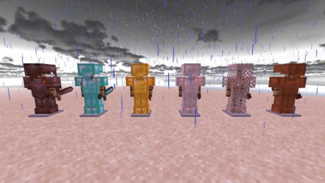 Броня в светло-желтом стиле сзади