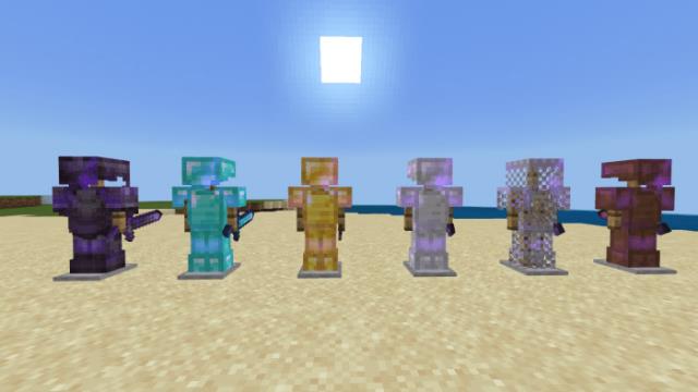 Броня в стиле ауры сзади