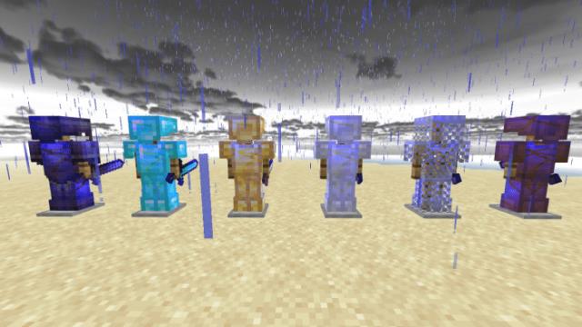 Броня в темно-синем стиле сзади