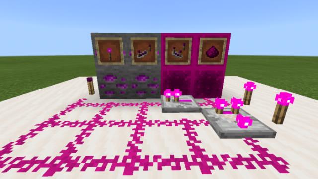 Вещи из розового редстоуна