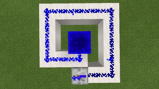 Синий цвет редстоуна