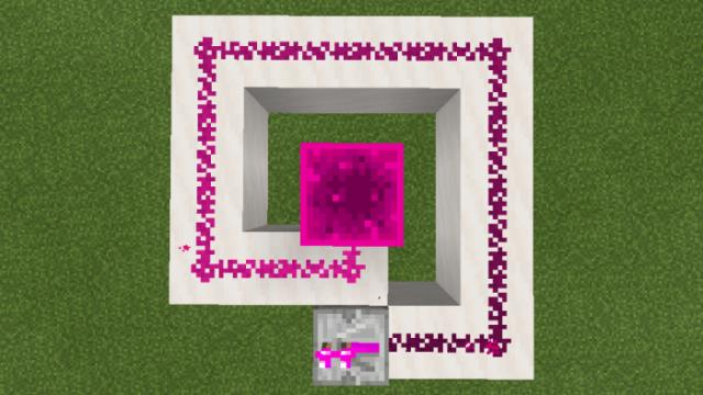 Розовый цвет редстоуна