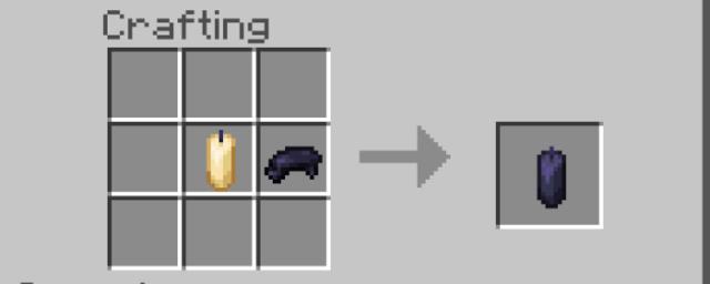 Крафт черной свечи