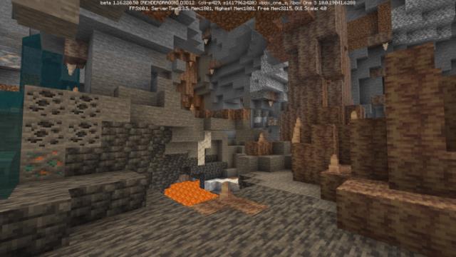 Глубокая пещера из капельного камня