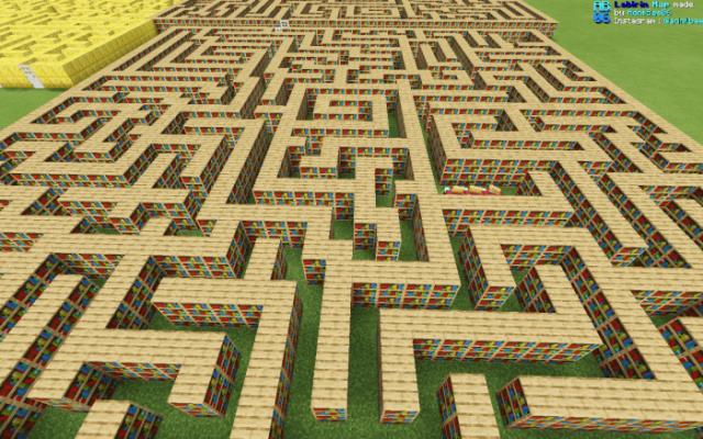 Лабиринт из книжных полок (уровни 6-7)