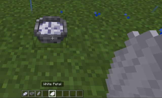 Получение красителя в ступке