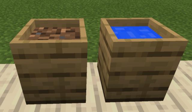 Добыча воды в бочке