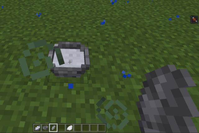 Красители в ступке