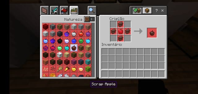 Яблоко из скрапа