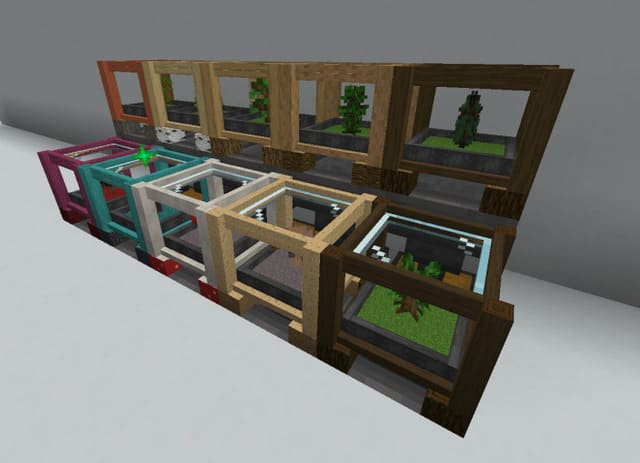 Виды генераторов деревьев сбоку