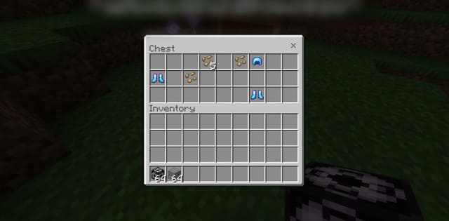 Добыча внутри сундука