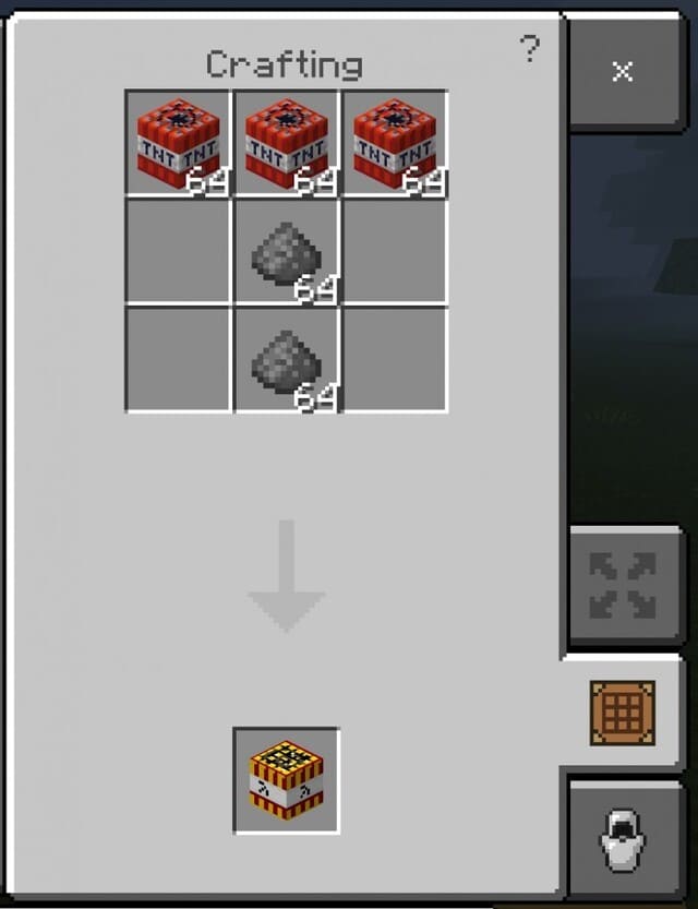 Крафт различных TNT 3 вариант