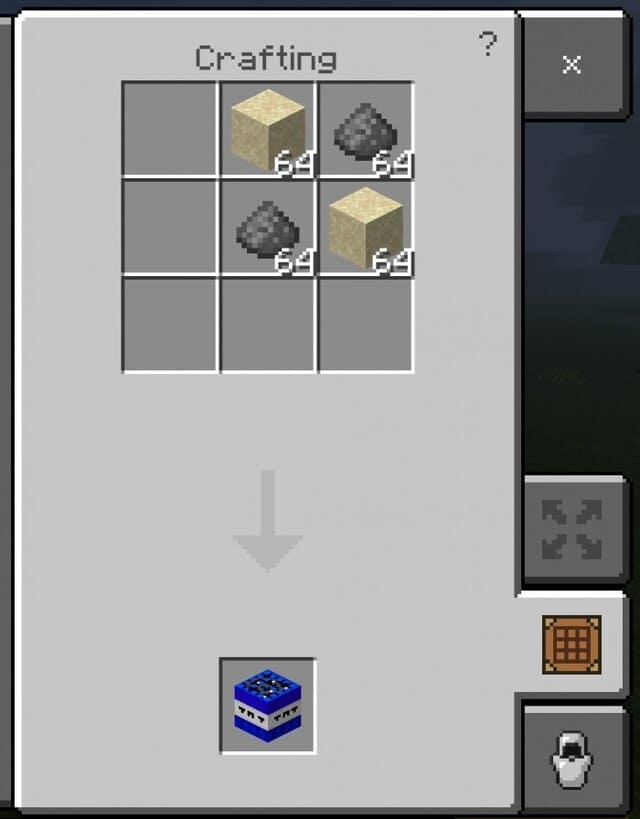 Крафт различных TNT 4 вариант