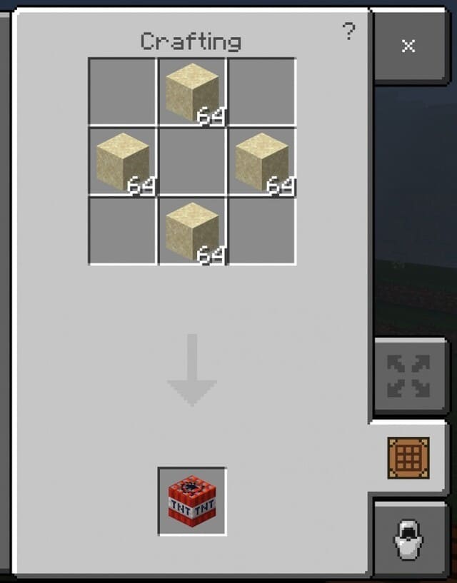 Крафт различных TNT 1 вариант