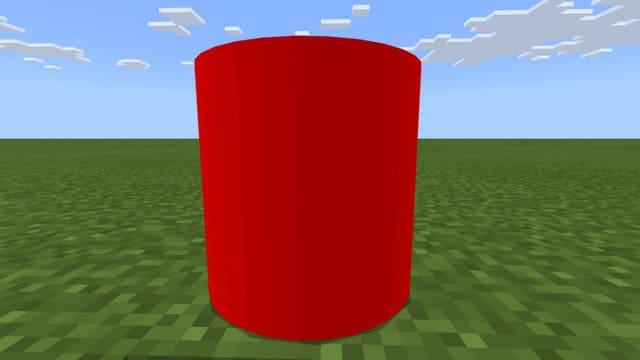 Модель в виде цилиндра