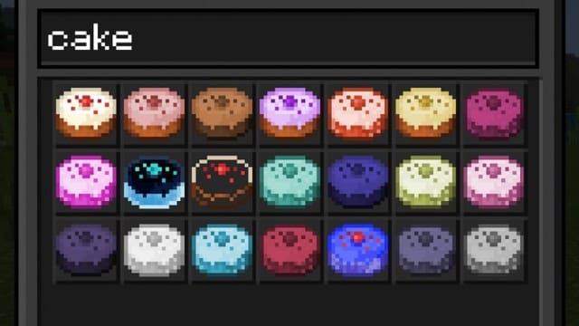 Разные виды пирожных