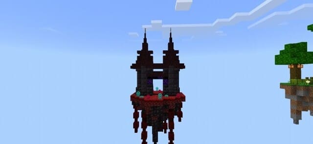 Остров с порталом в Нижний Мир