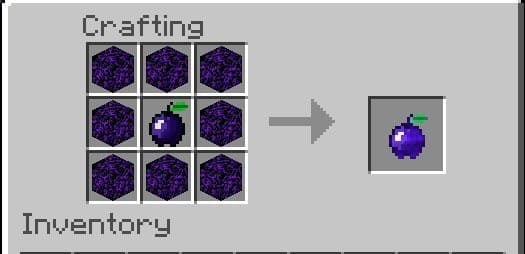 Зачарованное обсидиановое яблоко