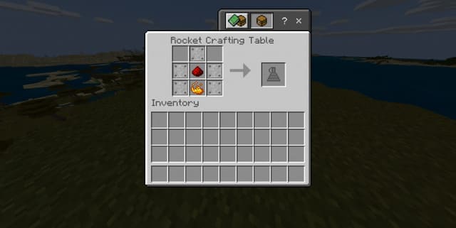 Рецепт крафта ракетного двигателя