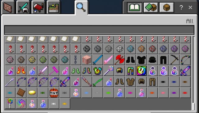 Все элементы дополнения