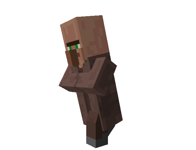 Анимация деревенского жителя