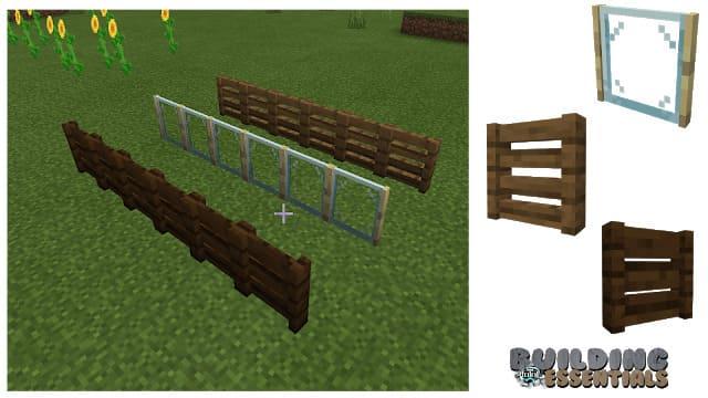 Стекла и забор